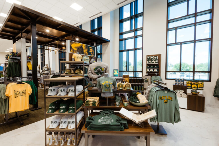 Baylor University Spirit Shop display